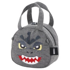 Skater 卡通小提袋/午餐袋/便當袋, 1個, Godzilla 灰色