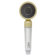 AQUADUO Pure Color 過濾蓮蓬頭, 1個, 奶油黃