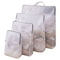 立體包包洗衣機攜帶型粗洗衣網 4種組, 1套, 單色