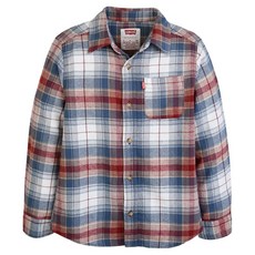 leviskids 男童款斜紋格子襯衫