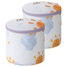 Malltoday 內衣旅館 胸罩洗衣袋, 2個, 05 微笑