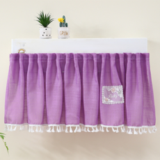 여신 윈드커버 여름 벽걸이 에어컨 바람막이 커튼, 타입5