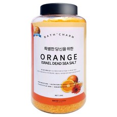 BATH'CHARM 死海鹽橙香沐浴鹽 粗顆粒, 1kg, 1個
