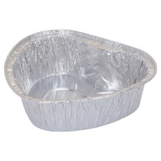 天鵝愛心鋁箔一次性露營便當泡麵碗, 1入, 5個