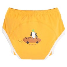 모이몰른 유아용 브레드 싱글 스판 배변훈련 팬티 M248ISN31P, 옐로우, 1개