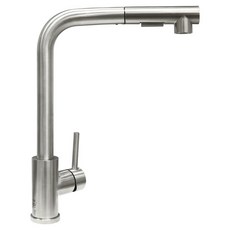 SUS 單孔噴灑式不鏽鋼廚房水龍頭 6003, 1個