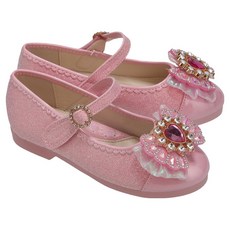 SHOOPEN 女童愛心發光公主平底鞋 HPKWFFF94W