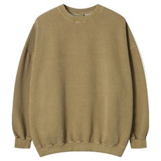 Big Easy男款寬鬆版型染色純色大學T