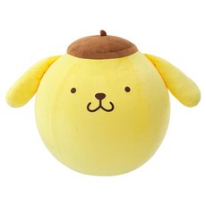 Sanrio 三麗鷗 Biggies毛絨球, 49.5cm, 布丁狗 黃色 + 咖啡色, 1個