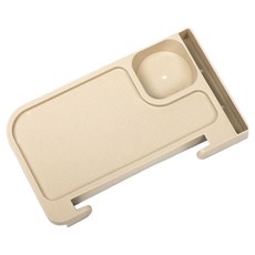 American Road 通用折疊露營椅 附杯架托盤 BRP933, 象牙白, 1個