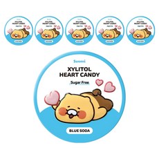 Suomi Candy 春植木糖醇愛心糖果 藍蘇打口味, 6個, 40g