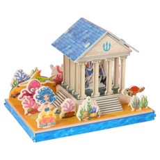 蒂米斯 立體拼圖 組裝套件 海洋公主, 23件, 1個, 混合顏色