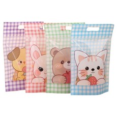 Aster 零食點心袋 禮物購物袋 夾鏈袋 塑膠包裝袋 G款, 100個, 1套