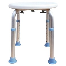 舒盈調節型全鋁防滑浴室安全椅 專業穩固親膚款 A010, 白色