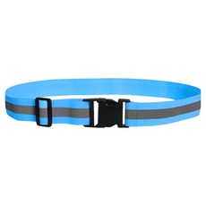 올쉴드 야간 사이클 러닝 반사 안전벨트, 5 하늘색, 1개