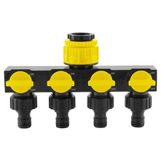 一個就夠 4向水龍頭分水器 02 黃色, 1個