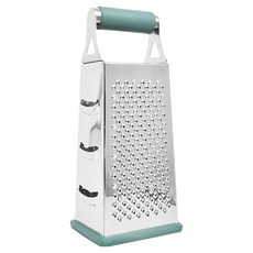 LuigiFerrero Norsk 4in1筒型刨刀 25cm, 銀色 + 湖水綠, 1個