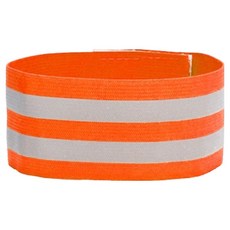 올쉴드 야간 라이딩 자전거 반사 안전밴드 01 이중 스트랩, 오렌지, 1개