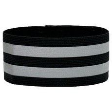 All Shield 夜間騎行自行車反光安全帶 01 雙束帶, 1個, 黑色