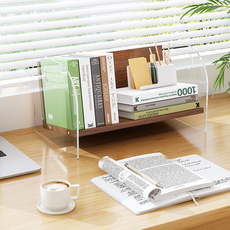 Daily Nest Tidy 書架, 棕色原木 透明, 1層