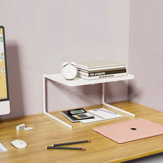 Daily Nest 簡潔書架, 2層, 白色