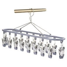 Malltoday Kkwakjabs 洗衣襪夾曬衣架, 05 灰色, 1個