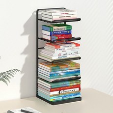 데일리네스트 깔끔 책꽂이, 블랙, 5단