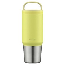孔雀 大容量保溫保冷手提隨行杯 AEF-80, 800ml, 1個, 萊姆黃