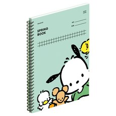 모트모트 스프링북 노트, 스퀘어드 포차코, 1개