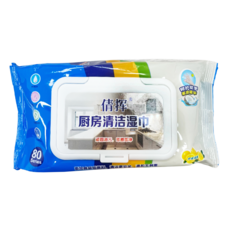 廚房清潔濕紙巾 60張, 1包