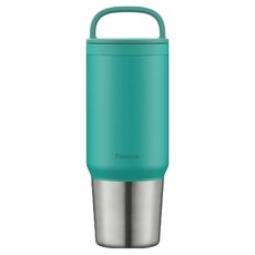 孔雀 大容量保溫保冷手提隨行杯 AEF-80, 800ml, 1個, 鈷綠色