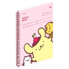 모트모트 2분할 스프링북, 폼폼푸린, 1개