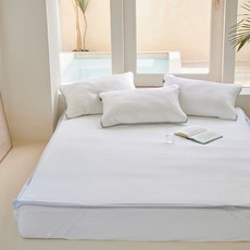 아이르 쿨링셀 3중직 냉감 매트, 홀다 화이트, 쿨매트