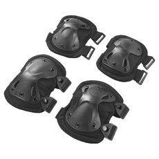 Enrich 工業用 作業用 護膝 左右套組 黑色, 2個