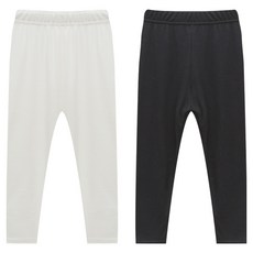 兒童修身羅紋彈性內搭褲 2件組