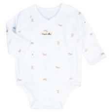 오가닉붐 신생아용 병오해 붉은 말띠 스냅 배냇 바디슈트