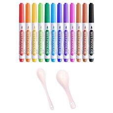 TODAY LIVING 魔法水浮水筆 12種+陶瓷餐具 2入組 R49076I, 混色, 1套