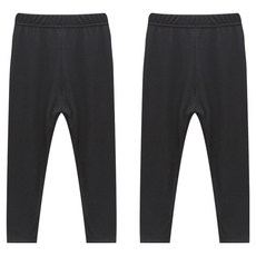 아동용 슬림 골지 스판 레깅스 2p