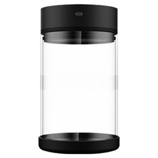 아쿠바 스마트 진공 원두 보관용기 750ml, 블랙, 1개 블랙, 1개