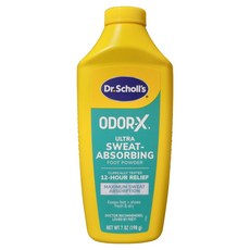 Dr. Scholl's 爽健 Odor-X 超乾爽足粉, 1個, 198g, 1個裝