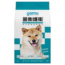 GOMO PET FOOD 成犬用 無穀低敏配方乾飼料, 雞肉 + 鱈魚, 1.8kg, 1袋