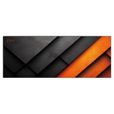 COX 피마 다오에디션 게이밍 장패드, 1개, 다크오렌지