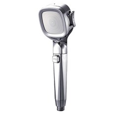 FAmILyLIFE 生活 白武士增壓4檔蓮蓬頭 A-132-S, 1個, 銀色