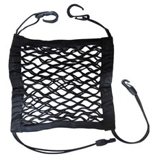 小麥購物 汽車座椅收納網 L2967, 1個, 黑色