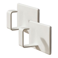 小麥購物 免打孔冰箱側邊磁吸強力掛鉤 L1470, 白色, 2個