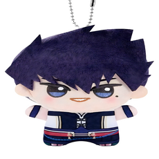 BANPRESTO 藍色監獄 迷你絨毛吊偶 中華風 vol.1, 1個, D烏旅人 藍色, 11cm