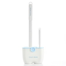 FAmILyLIFE 生活 3D無死角矽膠馬桶刷 A-094-B, 1個, 冰山藍