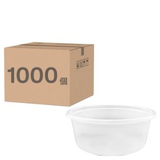 萬福 透明360射出碗, 1000個裝, 1箱