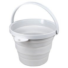 iSETO 伊勢藤 摺疊水桶 日本製 8L, 灰色, 1個