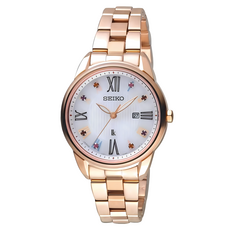 Seiko 精工 LUKIA 花漾時光太陽能腕錶 SUT368J1 V137-0DC0G